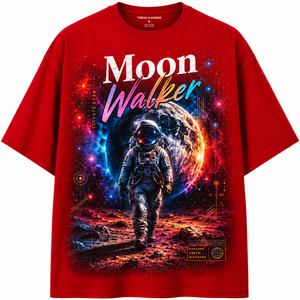 เสื้อยืดแขนยาวพิมพ์ลายนักบินอวกาศมูนวอล์คเกอร์สำหรับผู้ชาย สีตามสั่ง คอกลม ทรงปกติ สวมใส่สบาย ผ้าฝ้ายเจอร์ซีย์เทอร์รี่ 100% ระบายอากาศได้ดี - Product Image 1