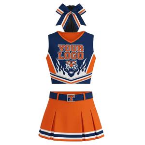 ชุดเชียร์ลีดเดอร์ผู้ใหญ่ Solid Traders ผ้าโพลีเอสเตอร์ 100% พิมพ์ลายด้วยความร้อน น้ำหนักผ้า 240 กรัม โลโก้ด้านหน้า - Product Image 6