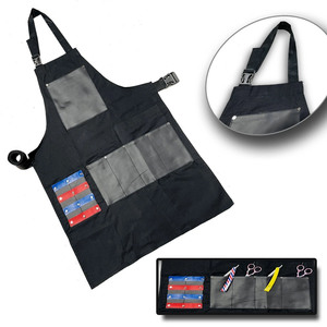 Premium Full Grain Leather <b>Work</b> Black <b>Apron</b> Heavy Duty Woodworking Welding Blacksmith Barista Workshop <b>Aprons</b> - Product Image 3