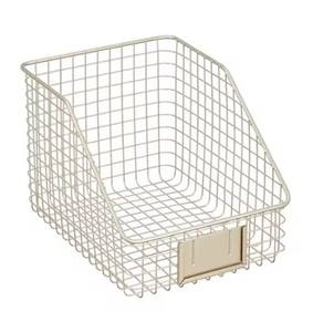 Single-Tier Metal <b>Wire</b> Organizer <b>Storage</b> <b>Basket</b> Appropriate <b>for</b> Food <b>Storage</b> Home Decor Powder Coated Metal <b>Baskets</b> - Product Image 4