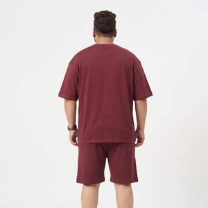 Men's Premium Printing T-Shirt Shorts Co-Ord <b>Set</b> 100%Cotton Breathable Summer Wear Oversize Loose Fit Two Piece Tee <b>Set</b> Men - Product Image 2