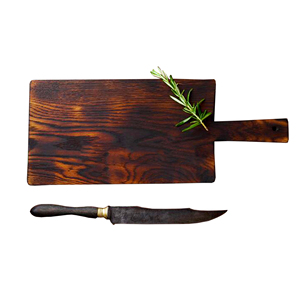 Décoration de cuisine intérieure et extérieure Planche à découper en bois au design luxueux pour le salon - Product Image 1