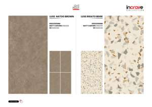 Elegantes Azulejos de Porcelana Mate Tallados 60X120CM 600X1200MM 24X48 Formato Grande Premium para Piso y Pared Interior y Exterior Residencial - Product Image 3