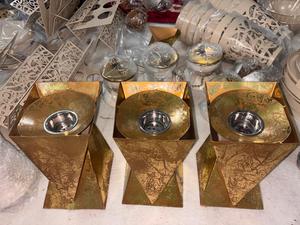 Trending Design Brass and Stainless Steel Gold Color Customized Shape Bakhoor and Incense Burner Bowl with Finest Quality - Product Image 4