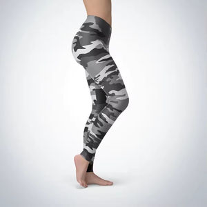 Pantalones de Yoga para Mujer al por Mayor, Compresión, Impresión por Transferencia de Calor, Cintura Alta Elástica, Diseño Moderno y Personalizado - Product Image 1