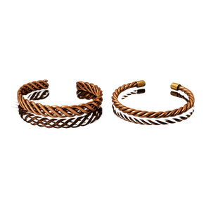 Boho Style Braided Copper Bracelet Adjustable Magnetic Health Jewelry Handcrafted Magnetic Copper Jewelry Decorative Woven <b>Wire</b> - Product Image 6