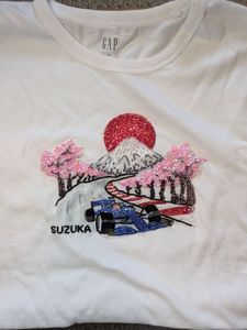 Exclusive Manufacturer White Cotton Ribbed Tank <b>Top</b> Crop <b>Top</b> With Beaded Embroidery Three Purple Fish Patches Women Hot Sale - Product Image 6