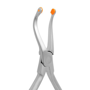 Crown Removing Pliers Lap Joint Orthodontic Plier Stainless Body and PVC Grip Handle Band Medic <b>Instrument</b> By Grip Surgical - Product Image 2