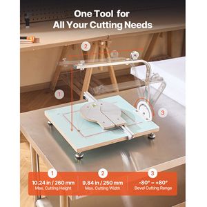 Taglierina Elettrica per Polistirolo 58W con Controllo della Temperatura Variabile e Design Portatile per Schiuma EPS - Product Image 3