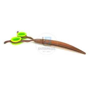 กรรไกรตัดขนสัตว์เลี้ยงแบบโค้ง สแตนเลสคุณภาพสูง ขายดี ใช้งานง่าย ทนทาน - Product Image 4