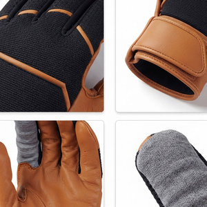 Factory Wholesale Male Heavy Duty Leather <b>Baseball</b> Batting <b>Gloves</b> Durable Palm Superior Grip <b>Baseball</b> <b>Gloves</b> For Men's - Product Image 5