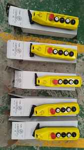 CMK Pendant Station Dual-<b>Speed</b> <b>control</b> Hoist for EOT Crane IP65 Rated with 2 to 14 push button with Emergency Stop Made in India - Product Image 4