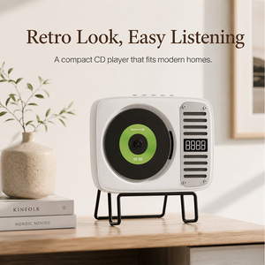 Lecteur <span class=keywords><strong>CD</strong></span> au design classique pour les études, la musique relaxante et l'écoute quotidienne - Product Image 1