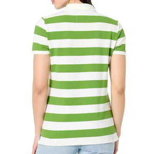 Wholesale Customization Women's Short Sleeve Polos Shirts Comfortable Buttons Golf Polos Shirts for Women Best Women Polo Shirt - Product Image 2