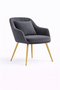 Soft Upholstered Rocking Chair with Armrests for Living Room Bedroom Outdoor Villa Workshop Home Office - Product Image 4