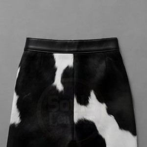 Shorts en cuir véritable pour hommes, en cuir de vachette de qualité supérieure, mode décontractée, streetwear élégant, durable, coupe ajustée, bas de tenue d'été - Product Image 2