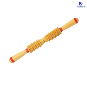 K-Star K243 Rodillo de acupresión de madera Anand II - Masajeador de mano de madera natural para la circulación sanguínea - Product Image 3