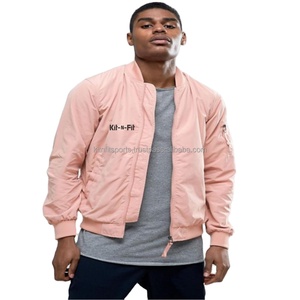 Veste coupe-vent brodée à impression personnalisée de bonne qualité blouson bombardier décontracté de haute qualité vêtements de ville blouson bombardier pour hommes - Product Image 1