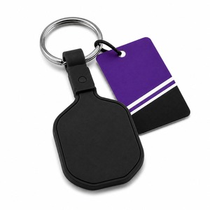 Lightweight Rubber Pickleball Keychain with Mini Paddle Design Durable Key <b>Ring</b>-Great Gift for Fans & Players - Product Image 2