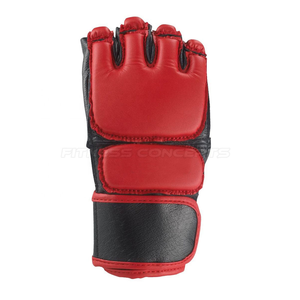 Gants de boxe en cuir de haute qualité, fermeture à lacets, logo personnalisé, évacuation de l'humidité, gants d'entraînement confortables - Product Image 2