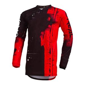 Jersey de Motocross Personalizado por Sublimación, Manga Larga, Logotipo en Relieve, Transferencia de Calor, Transpirable y de Secado Rápido - Product Image 4