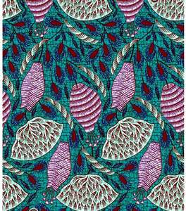 Tissu en coton imprimé africain de haute qualité, écologique, motif Ankara, tissu batik pour robes, sacs et artisanat pour femmes et hommes - Product Image 2