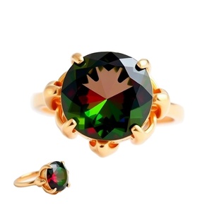 แหวนเพชรสำหรับงานแต่งงานของผู้หญิงแหวนเงินสเตอร์ลิงสุดคลาสสิกหรูหรา S925 - Product Image 1