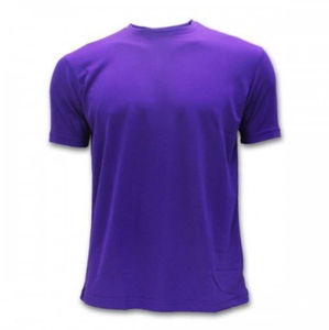 Men's Premium Purple Crew Neck T-<b>Shirt</b> Short Sleeve Casual Cotton Tee Classic Solid Color Comfortable Lightweight Basic Everyday - Product Image 3