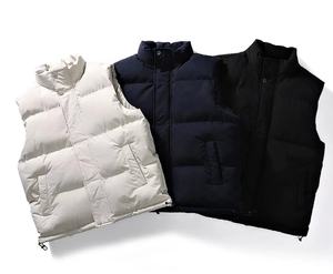 OEM-Chaleco sin mangas con logotipo personalizado para hombre, chaqueta acolchada de burbujas con capucha, cálido, para invierno - Product Image 1