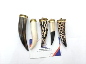 Colgante de cuerno y hueso de búfalo natural hecho por artesanos indios, joyería artesanal de la India, colección de joyas, nuevo. - Product Image 2