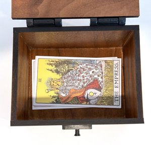 Bolso de Mano de Madera con Forma de Libélula, Caja de Madera Cuadrada con Cadena Desmontable para Regalo de Boda o Fiesta - Product Image 5