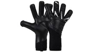 Gants de gardien de but de football Asullia Sports noirs en latex avec sangle de poignet réglable et fermeture auto-agrippante pour l'entraînement et la protection - Product Image 5