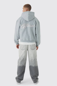 Sweat-shirts pour hommes en coton 100% poids lourd coupe régulière épais confortables élégants personnalisés en polaire d'hiver écologiques - Product Image 6