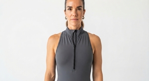 Women Breathable Yoga <b>Jumpsuit</b> Zip Front Seamless Fitness Bodysuit Sleeveless <b>Workout</b> Romper Gym Wear Adults - Product Image 4