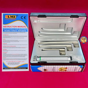 Laringoscopio Miller con Fibra Óptica para Niños, Set de Primera Calidad, Clase I, 1 Año de Garantía - Product Image 3