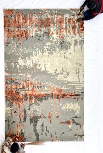 Alfombra de Lana Hecha a Mano con Diseño Floral Rojo, Alfombra de Primera Calidad para Decoración del Hogar y Sala de Estar - Product Image 4