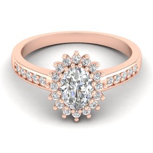REYES Classic Design <b>925</b> Sterling <b>Silver</b> GRA Certified Moissanite Engagement <b>Rings</b> For Women 14K Gold Rhodium Plated Jewelry - Product Image 5