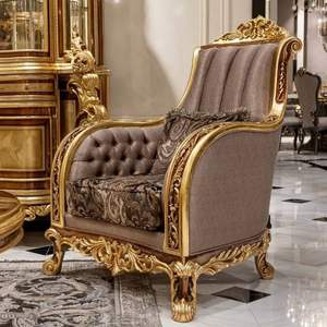 Luxury Classic Royal Traditional Durable <b>Wood</b> <b>Sofa</b> Set Sponge Filling for Apartment Living Room Furniture Amangiri Indonesia - Product Image 4