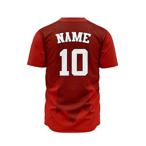 Uniforme de Béisbol Personalizado Sublimado para Equipos Juveniles, Camiseta de Béisbol Negra Lisa con Logotipo Bordado - Product Image 6