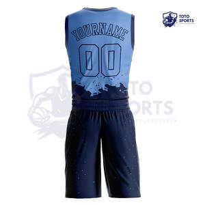 ชุดยูนิฟอร์มบาสเก็ตบอลคุณภาพสูง ระบายอากาศได้ดี ผ้าโพลีเอสเตอร์ น้ำหนักเบา สวมใส่สบาย ราคาสมเหตุสมผล จากผู้ผลิตที่ดีที่สุด เหมาะสำหรับทีม - Product Image 2