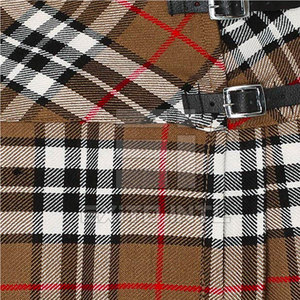 Women Breathable Knitted Kilt <b>Skirt</b> High Waist <b>Elastic</b> Pleated Casual Wear Mini 100% Polyester - Product Image 5