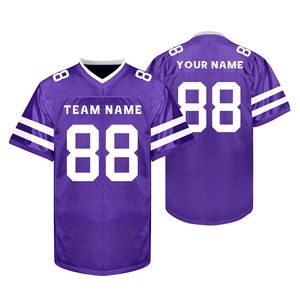 Manufacturer American Football Jersey Polyester <b>Mesh</b> Dazzle <b>Screen</b> Printing ODM Custom Logo V Neck Breathable Team Apparel - Product Image 1