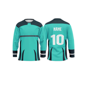 Maillots de hockey sur glace personnalisés OEM, uniformes de hockey sur glace avec logo personnalisé, maillots de style hockey sur glace, prix de gros avantageux - Product Image 2