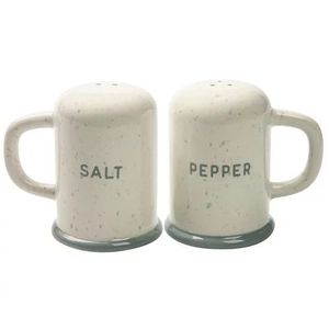 Marble <b>table</b> ware serve ware Salt and pepper stone kitchenware contemporary tabletop decor black <b>white</b> marble shaker kitchen - Product Image 1