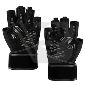 Guantes Deportivos Unisex 2026 de Medio Dedo, Transpirables, de Cuero, para Fisicoculturismo y Deportes, con Agarre para Uso en Exteriores - Product Image 1