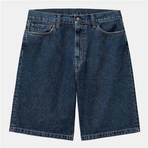 Shorts en jean pour hommes personnalisés, style vintage délavé, coupe ample, fabricant OEM en gros, shorts en coton respirant - Product Image 2