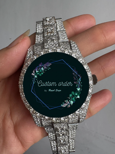 La mayoría de las ventas de lujo Iced Out Moissanite Diamond Watch para hombres y mujeres Hip Hop Style Dial posicionado perfectamente para un estilo cómodo - Product Image 2