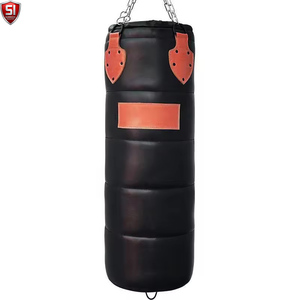 PU Kick <b>Boxing</b> MMA Training Punching <b>Bags</b> Heavy 25KG Lightweight Free <b>Standing</b> Hanging Adjustable Height Gym - Product Image 2