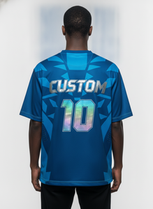 เสื้อฟุตบอลอเมริกันสีเขียวปี 2026 สำหรับผู้ชาย คอวี แขนสั้น โพลีเอสเตอร์ 100% ระบายเหงื่อได้ดี ทรงหลวม ใส่ได้ทุกฤดู - Product Image 5