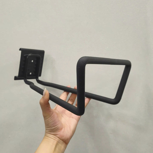 Metal Wall Mounted Multi-Hook Organizer,Large Loop Hook for Garage & <b>Workshop</b> <b>Storage</b> Capacity 45lbs Loading Black GAPGAR007 - Product Image 1